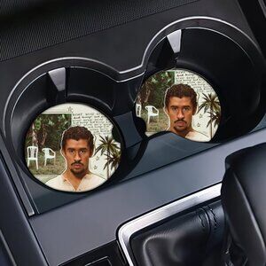 Bad Bunny DTMF Car Coaster